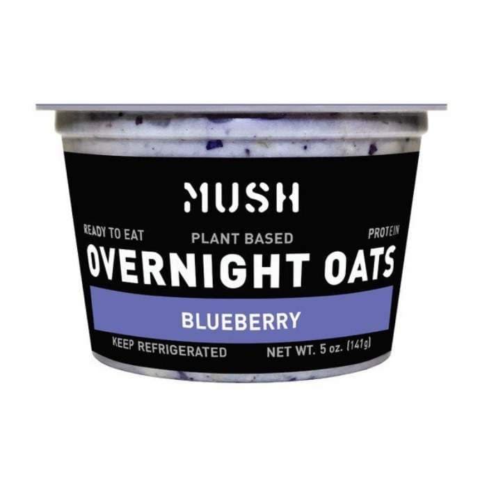 Mush - Overnight Oats - Wild Blueberry - front