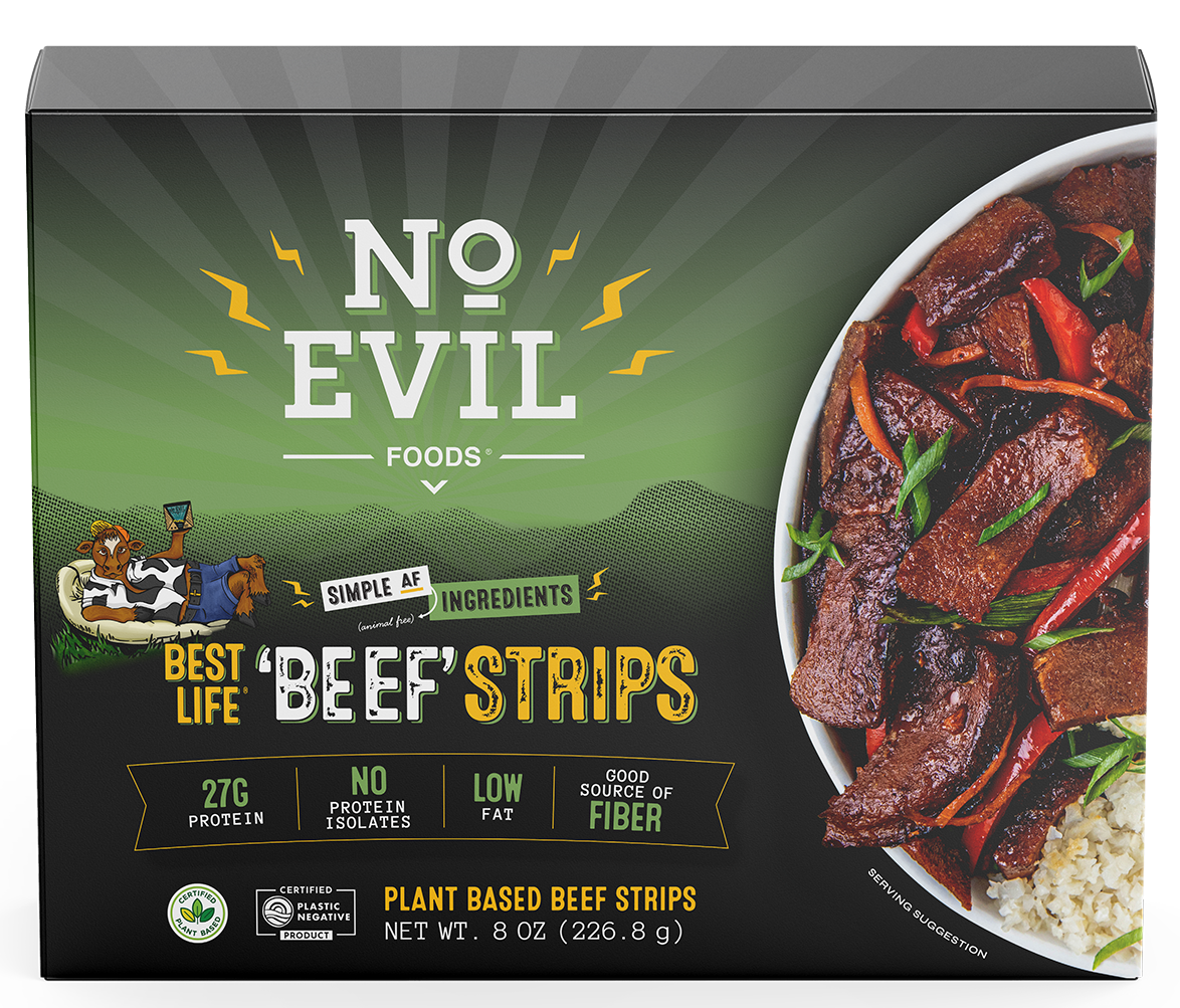 No Evil Foods - Beef Strips - PlantX US