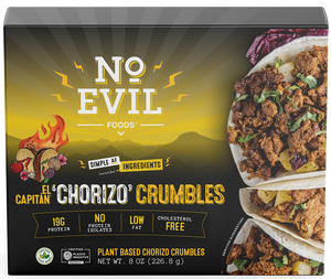 No Evil Foods - El Capitan: Chorizo Crumble, 8oz