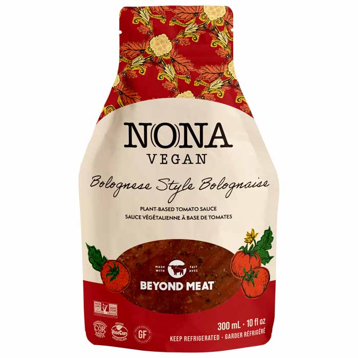 NONA Vegan - Plant-Based Italian Sauces - Bolognese Style Sauce, 10 fl oz