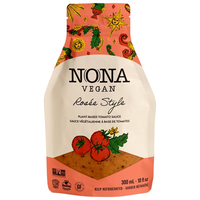 NONA Vegan - Plant-Based Italian Sauces - RosÃ©e Style Sauce, 10 fl oz