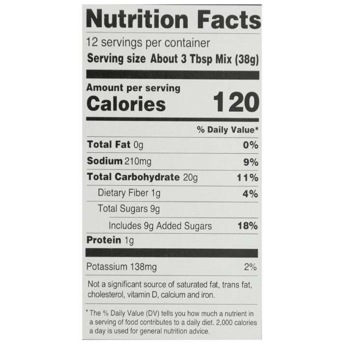 Namaste Foods - Gluten-Free Muffin & Scone Mix, 16oz - nutrition facts