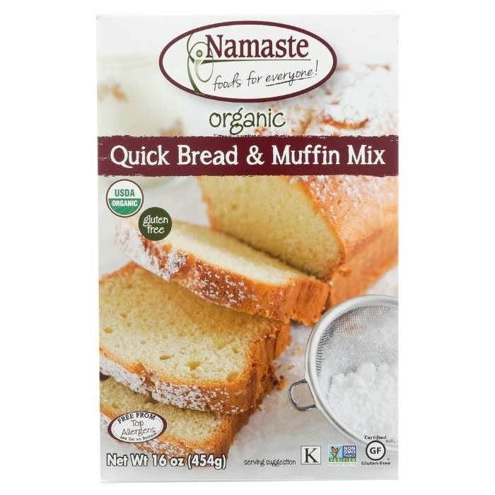 Namaste Foods - Organic Quick Bread & Muffin Mix, 16oz - front