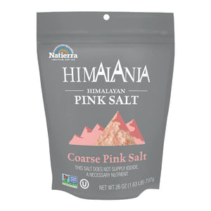 Natierra - Himalania Pink Salt - Refill Bag, 26oz | Multiple Options