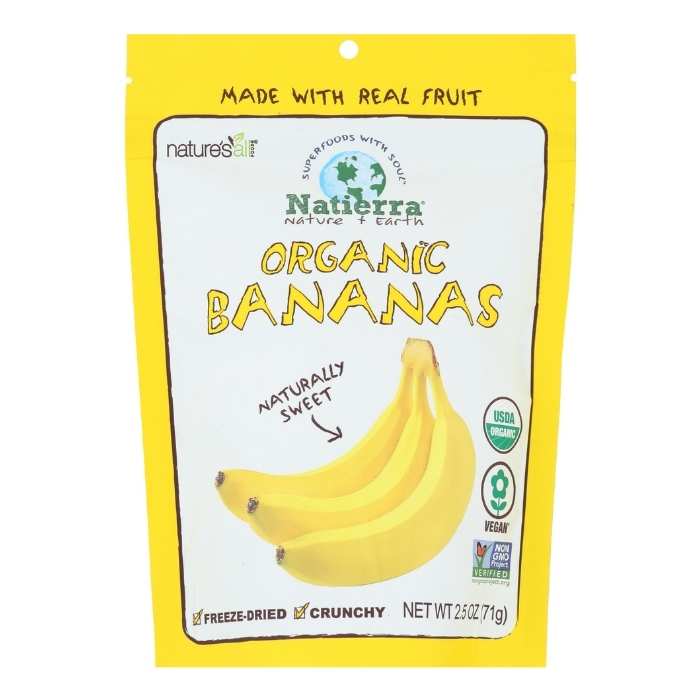 Natierra - Organic Freeze-Dried Fruit - Banana