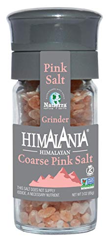 Natierra Himalania Coarse Pink Salt Grinder, 3 Oz
 | Pack of 6 - PlantX US