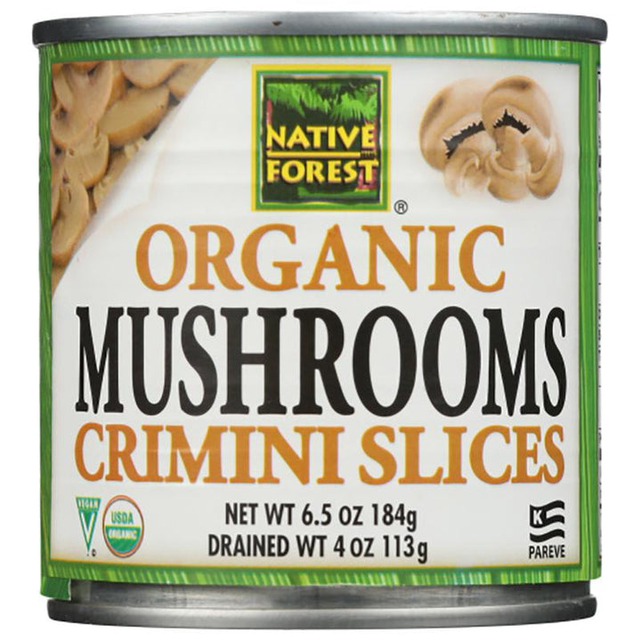 Native Forest Mushroom Crimini Sliced, 4 oz