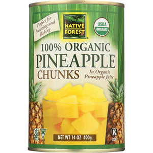 Native Forest - Pineapple Chunks, 15oz