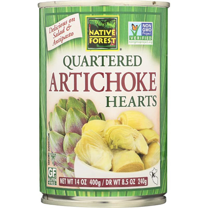 Native Forest Artichoke Hearts Quartered, 14 oz
