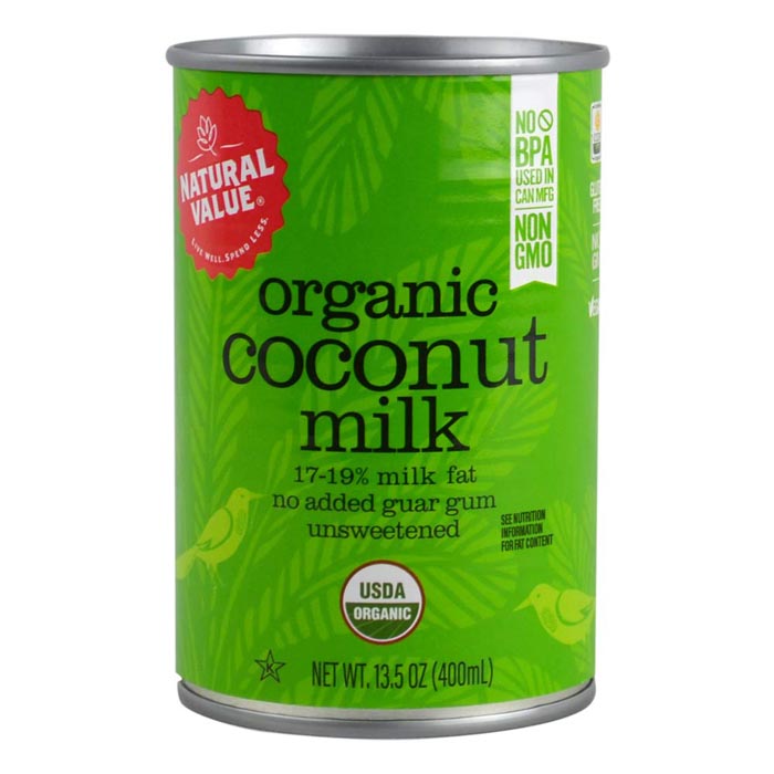 Natural Value - Organic Coconut Milk - Original, 13.5oz