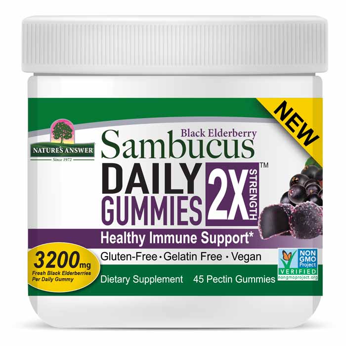 Nature's Answer - Sambucus Daily Gummies, 45 Gummies
