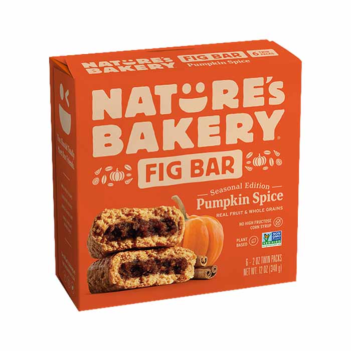 Nature's Bakery - Fig Bar - Pumpkin Spice, 6-Pack
