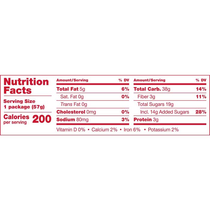 Nature's Bakery - Fig Bar - Strawberry, 6-Pack - back
