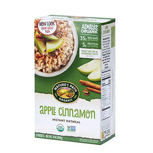 Nature's Path, Organic Instant Oatmeal, Apple Cinnamon 8ct, 14 oz
 | Pack of 6