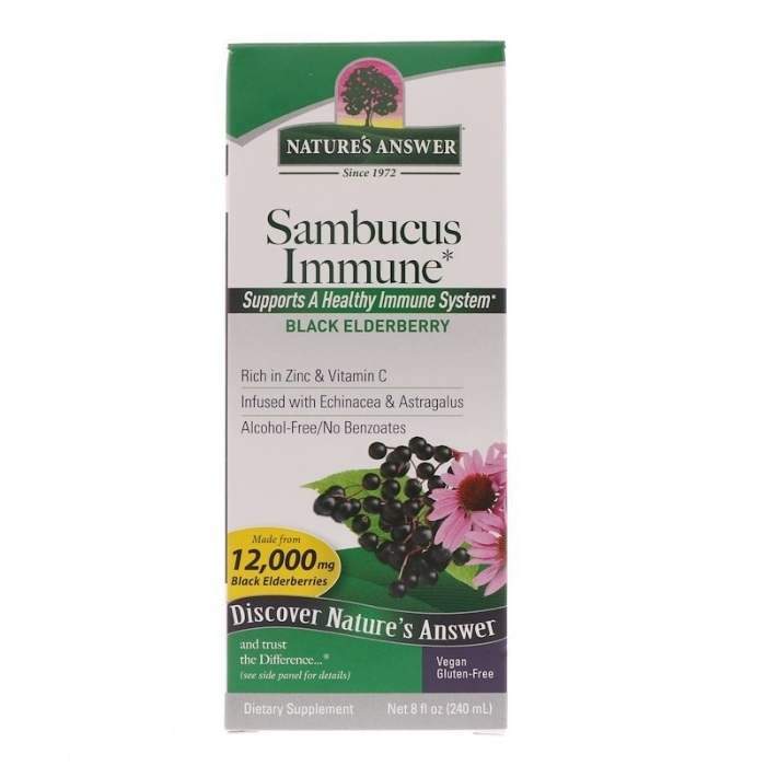Nature's Answer - Sambucus Immune Support - Front