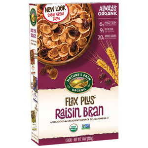 Nature's Path - Cereal Flax Raisin Bran Flakes, 14oz