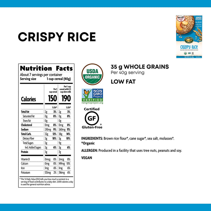 Nature's Path-Cereal Crispy Rice, 10 oz