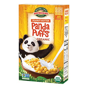 Natures Path Panda Puffs Organic Peanut Butter Cereal, 10.6 Oz
 | Pack of 12