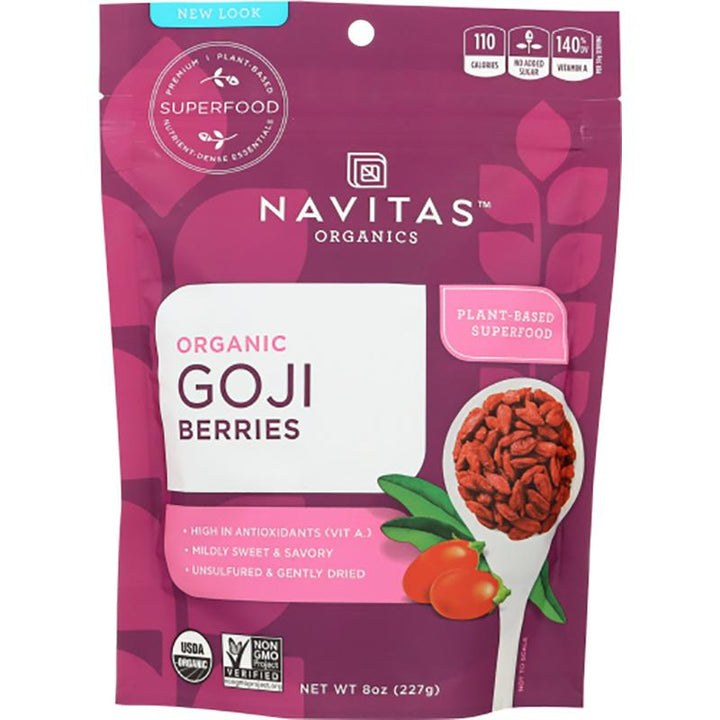 Navitas Goji Berries, 8 oz