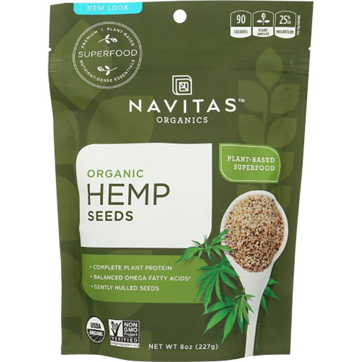 Navitas Hemp Seeds, 8 oz