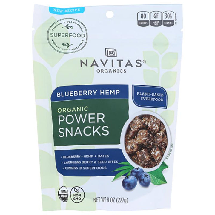Navitas Power Snacks - Blueberry Hemp, 8 oz