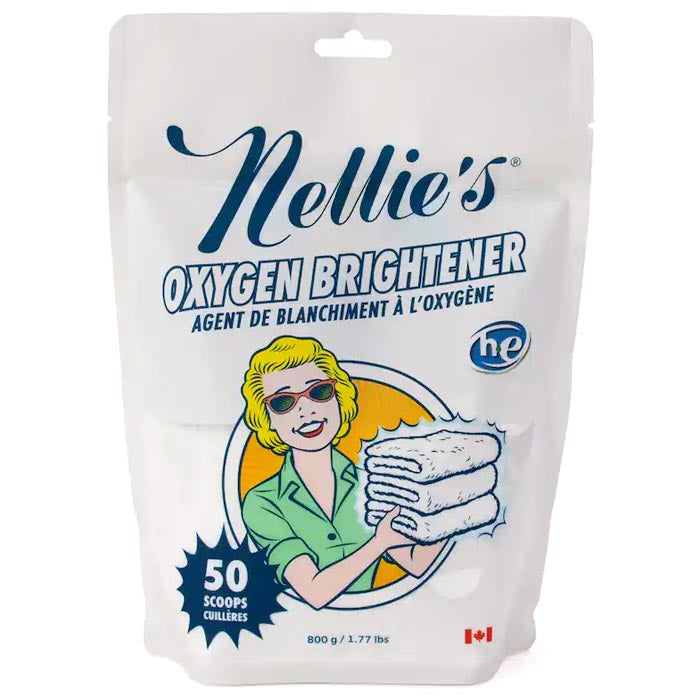 Nellie's Clean - Oxygen Brightener Pouch (50 Scoops), 1.76lb