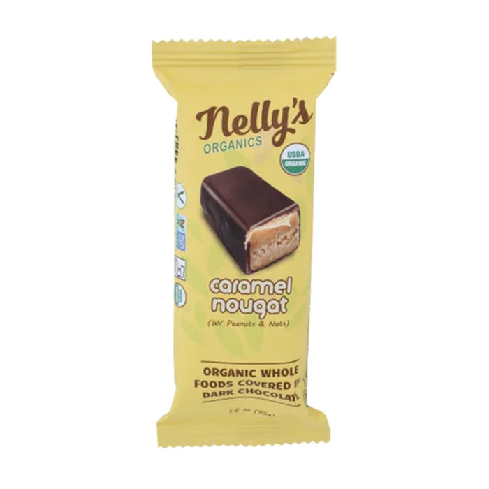 Nellysener - Organic Chocolate Bar - Caramel Nougat, 1.6oz