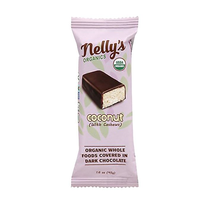Nellysener - Organic Chocolate Bar - Coconut, 1.6oz