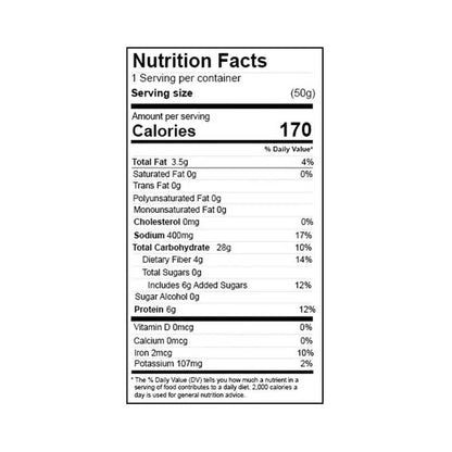 Nemi Snacks - Cactus Sticks ,1.7oz , Churro Cinnamon - Back