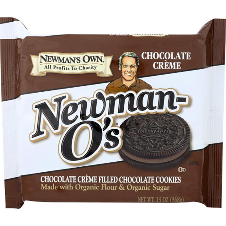 newmans own newman os chocolate creme chocolate cookie