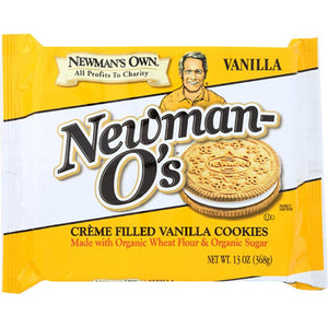 Newman's Own - Vanilla Cream Vanilla Cookie, 13oz