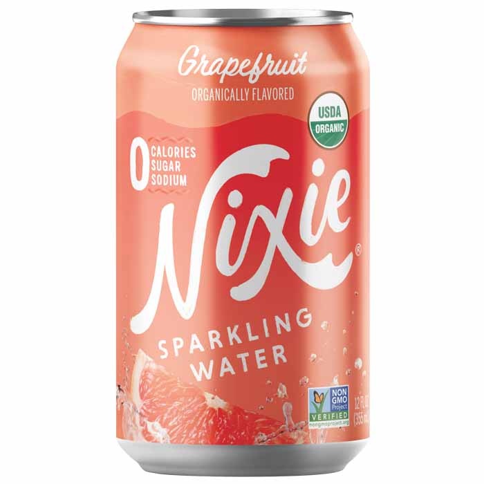 Nixie Sparkling Water - Grapefruit Sparkling Water, 12oz