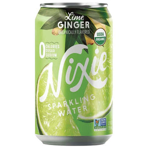 Nixie - Lime Ginger Sparkling Water, 12oz