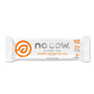 No Cow - Chunky Peanut Butter Protein Bar, 2.12oz
 | Pack of 12