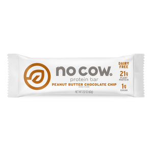 No Cow - Peanut Butter Chocolate Chips Bar, 2.12oz
 | Pack of 12
