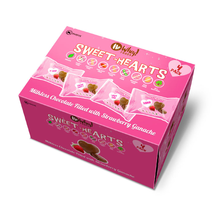 No Whey! - Sweet-Hearts Strawberry Ganache, 4pk