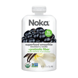 Noka - Superfood Smoothie + Prebiotic Fiber - Blackberry & Vanilla, 4.22oz