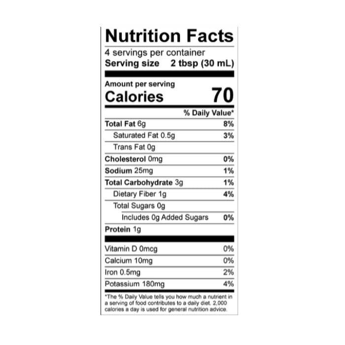 NotJustCo. - Not Just Pesto Rosso, 4oz - nutrition facts