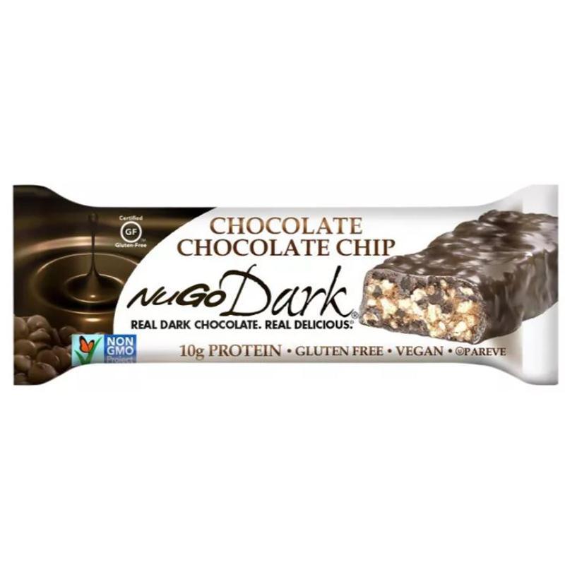 Nugo Protein Bar Dark Chocolate With Chocolate Chip, 1.76 oz PlantX US