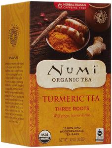 Numi Organic Tea Turmeric Three Roots - 12 CT
 | Pack of 6