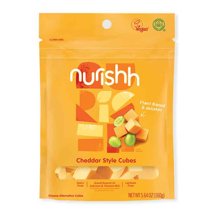 Nurishh - Cheese - Cheddar Cubes  5.6oz