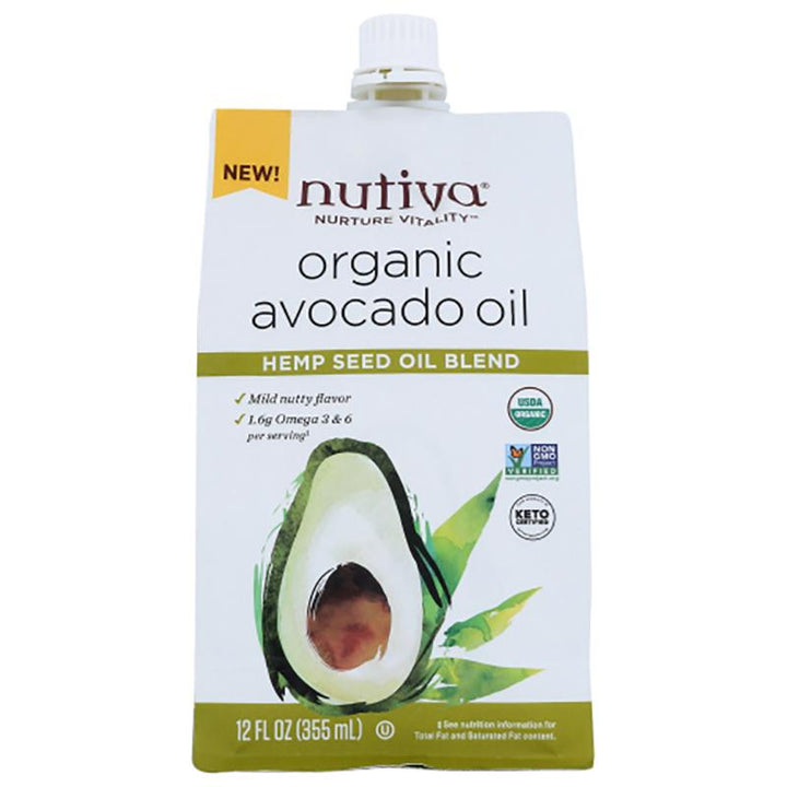 nutiva organic avocado oil hemp seed oil blend 12 oz pouch (1)