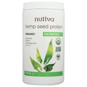 Nutiva - Hemp Seed Protein Powder, 16oz