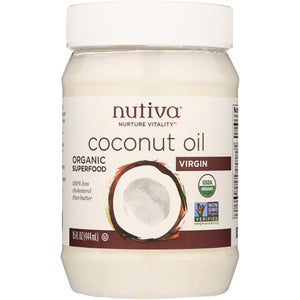 Nutiva - Unrefined Coconut Oil, 15oz