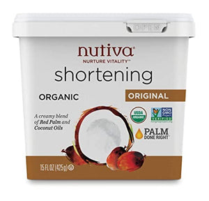 Nutiva - Organic Shortening Original, 15oz | Pack of 6