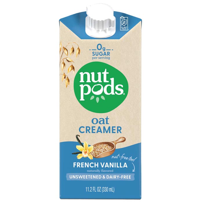 Nutpods - French Vanilla Oat Creamer, Unsweetened, 11.2 fl oz
