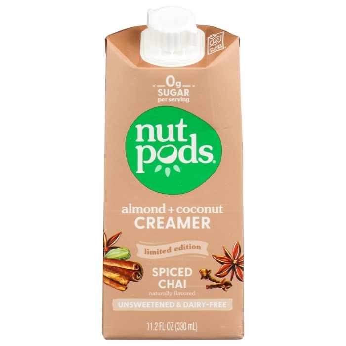 Nutpods - Spiced Chai Creamer Unsweetened, 11.2oz - front