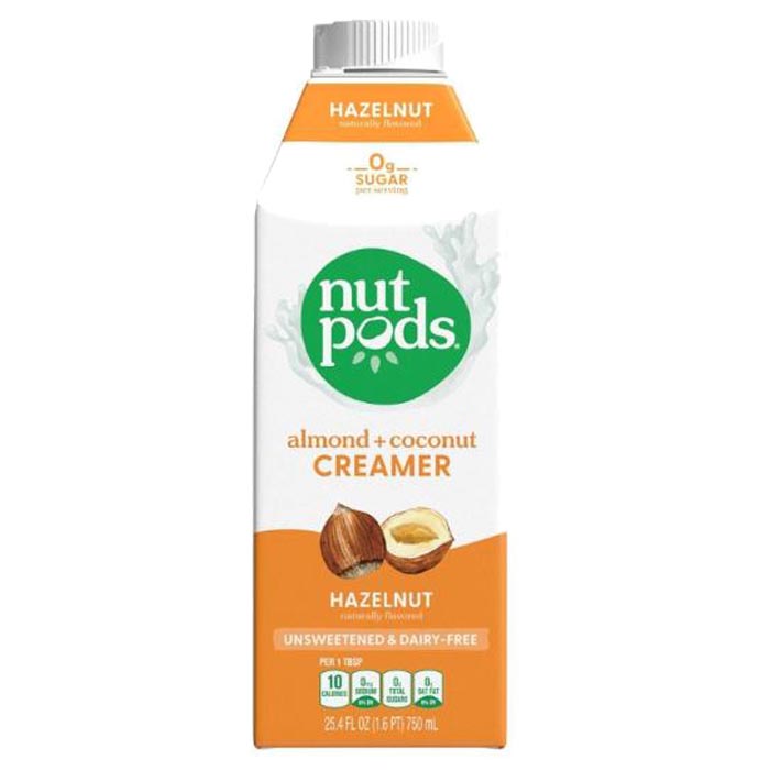 Nutpods - Unsweetened Creamer - Hazelnut, 25.4 fl oz