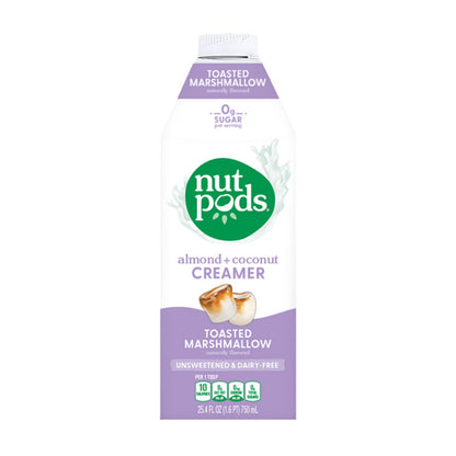 Nutpods - Unsweetened Creamer - Toasted Marshmallow, 25.4 fl oz