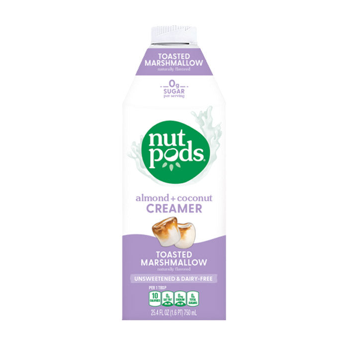 Nutpods - Unsweetened Creamer - Toasted Marshmallow, 25.4 fl oz
